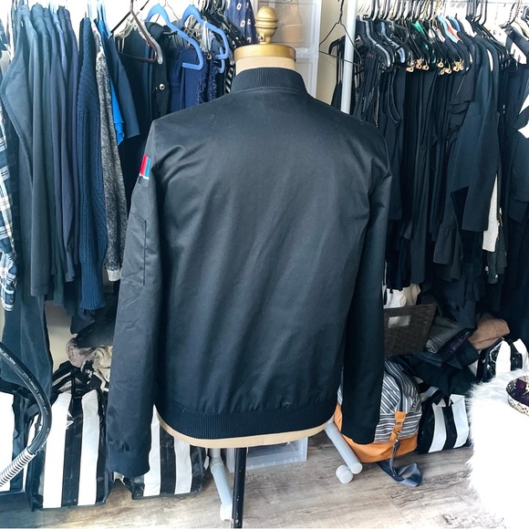REFORM CLOTHING | L | Philo Menβs Zip Bomber Shell Aviator Jacket San Francisco - Picture 13 of 14